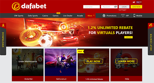 dafabet online virtuals